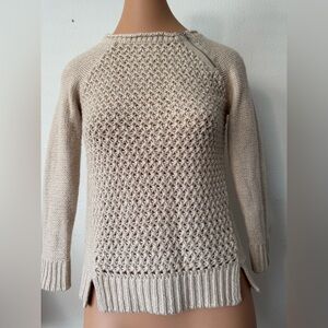 ANN TAYLOR Loft Petites Women's Beige Sweater Size XSP